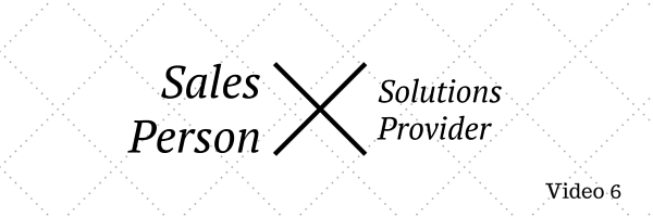sales vs solutions