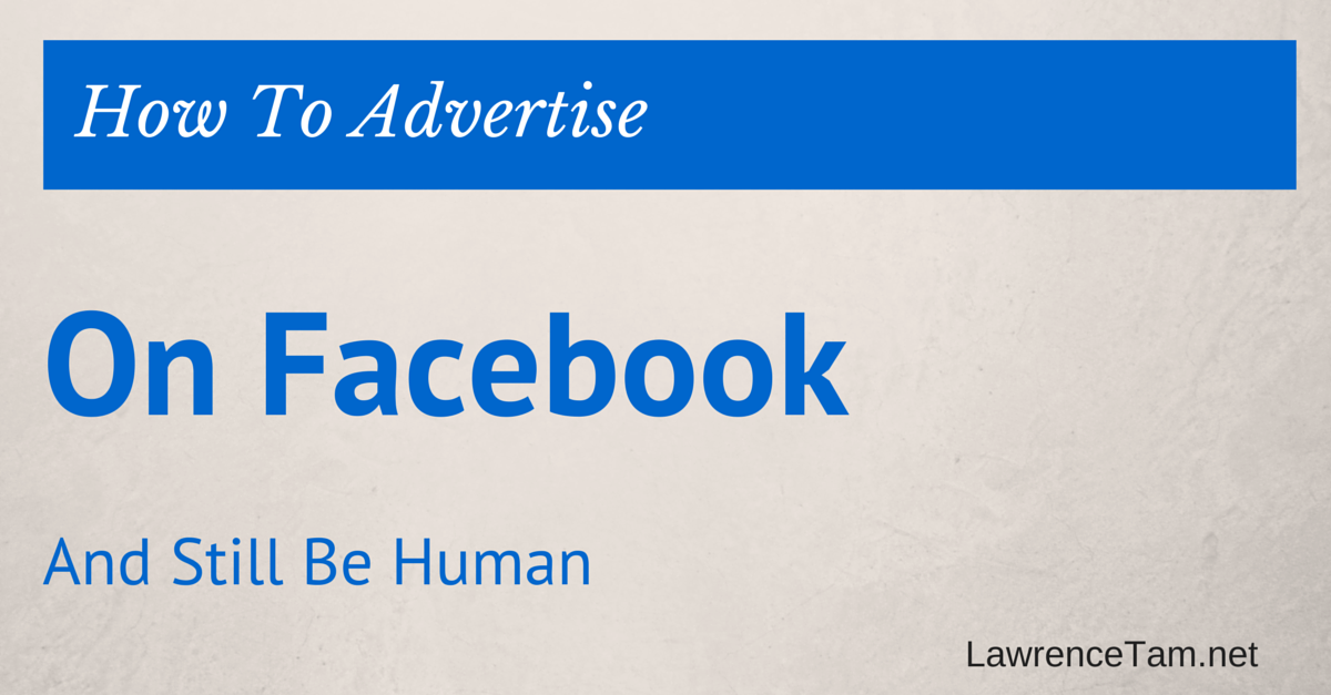 how to advertise on facebook
