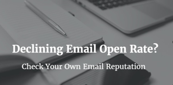 declining email open rate